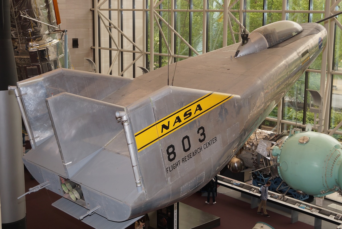 The M2-F3 on display.