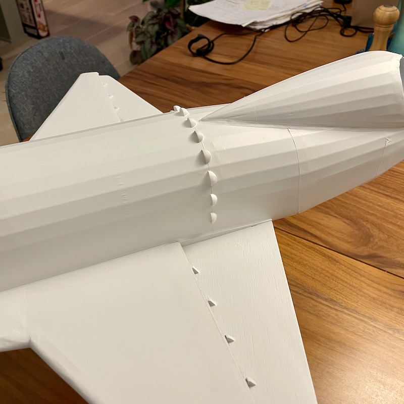 Balsa model covered in Monokote™.