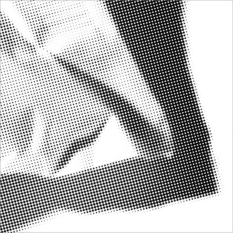 Halftone black.